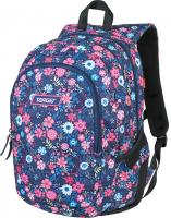 Рюкзак Target 3 zip *Jungle flowers* синий - 21886