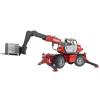 Набор Bruder погрузчик колесный Manitou MRT 2150 с телескопическим ковшом - 02-129