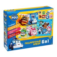Настольная игра Origami Подарочный набор 6в1 Робокар Поли - 06778