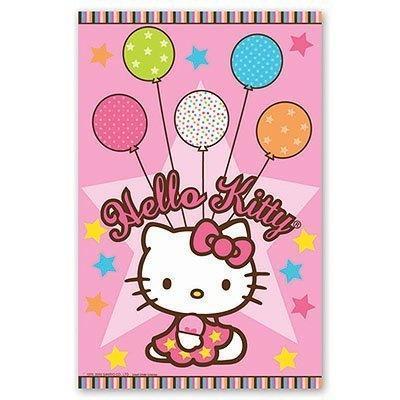 Товары для праздника Веселая Затея Скатерть полиэтиленовая Hello Kitty 1,4х2,6м - 1502-0933