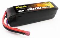 Аккумулятор Black Magic LiPo 22,2V(6S) 5000mAh 50C Deans plug - BM-F50-5006D