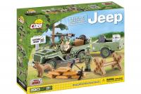 Конструктор Jeep Willys MB with 1|4 Ton Cargo Trailer - COBI-24192
