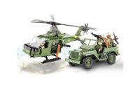 Конструктор Jeep Willys MB with Helicopter - COBI-24254